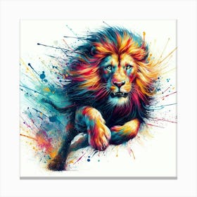 Lion Painting 6 Canvas Print