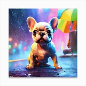 A Disney Pixar Inspired Movie Poster With A Baby F (1) Canvas Print