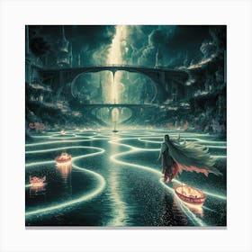 River Of Light Canvas Print