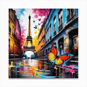 Paris Eiffel Tower 52 Canvas Print