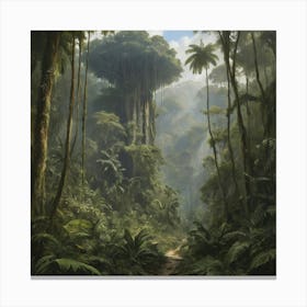 Jungle Art Print Paintings Canvas Print