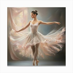 Ballet Dancer paintings art print Canvas Print