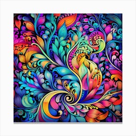 Colorful Abstract Abstract Background Canvas Print