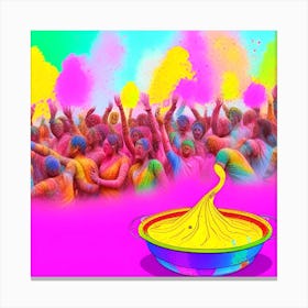 Holi Festival Canvas Print