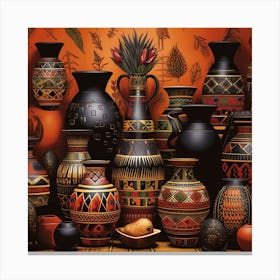 Pots And Vases 1 Canvas Print