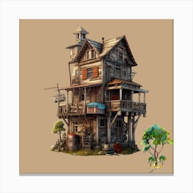 Old House Canvas Print