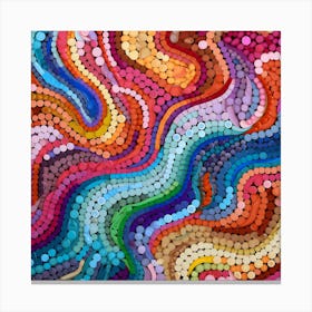 Colorful Swirls Canvas Print