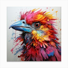 Colorful Bird 4 Canvas Print