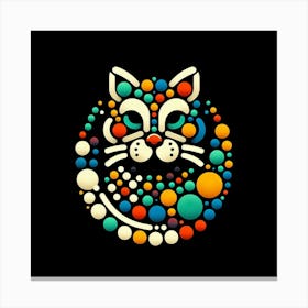 Abstract Cat 3 Canvas Print