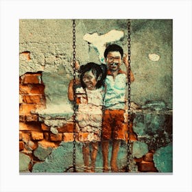 Asian Street Art Canvas Print