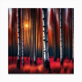 Birch Forest 6 Canvas Print
