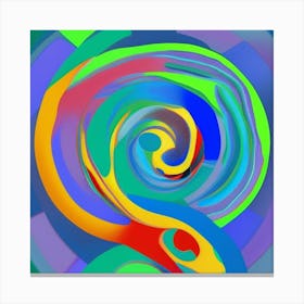 Deep Circles Canvas Print