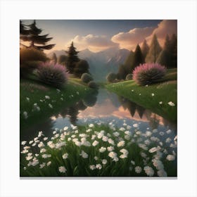 Peaceful Landscapes (62) Canvas Print