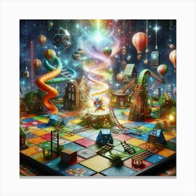 Games #25 by Cam Views Canvas Print