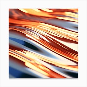 Abstract Water Ripples Canvas Print