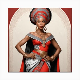 African Queen Canvas Print