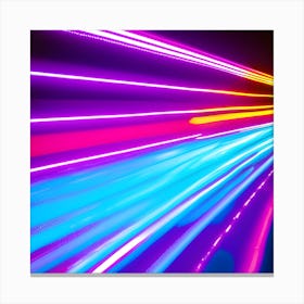 Light Trails Canvas Print