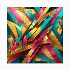 Abstract geometric Art painting Canvas Print