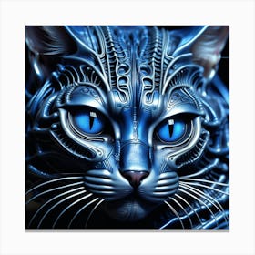 Robot Cat 2 Canvas Print