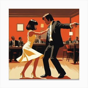 'Pulp Fiction' 1 Canvas Print