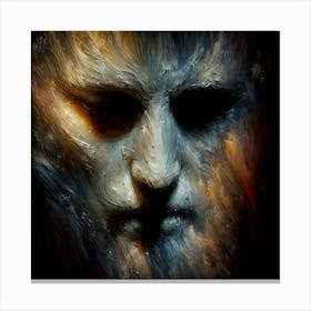 Face Of The Devil Canvas Print