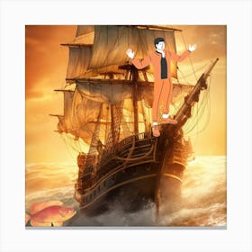 Pirates Of The Caribbean Canvas Print