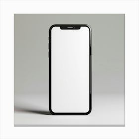 Black Iphone Xr Mockup Canvas Print