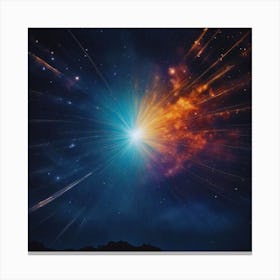 Space Burst Canvas Print