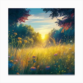 Meadow 3 Canvas Print