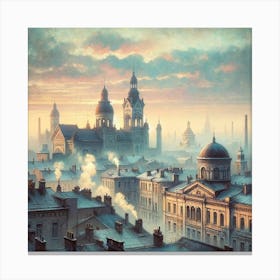 St Petersburg Cityscape Canvas Print