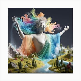 Earth Goddess 1 Canvas Print