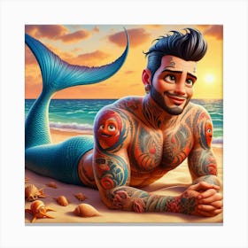 Mermaid 1 Canvas Print