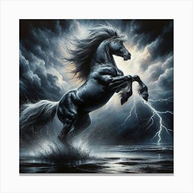 Lightning Horse 30 Canvas Print