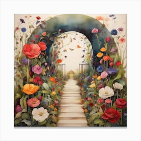 Garden Path 10 Canvas Print