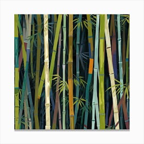 Bamboo forest 4 Canvas Print