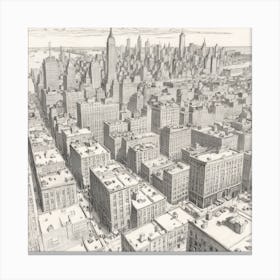 New York City 12 Canvas Print