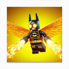Firefly from Batman in Lego style 1 Canvas Print