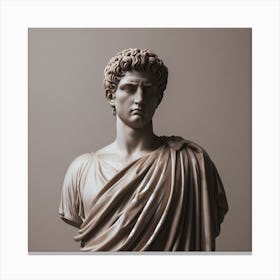 Bust Of A Roman Emperor Canvas Print