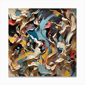 Abstract Painting Canvas Print