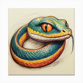 Snake Canvas Print