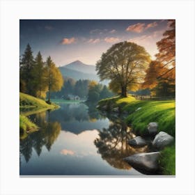 Peaceful Landscapes Photo (57) Canvas Print