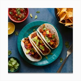 Mexican Tacos 1 Canvas Print