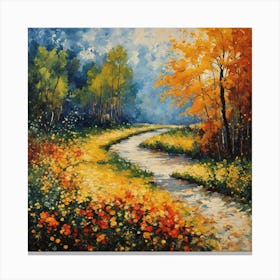 Autumn Path 1 Canvas Print