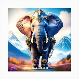 Elephant Series No.4 Canvas Print