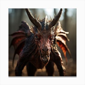 Dragon Stock Photos Canvas Print