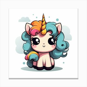 Cute Unicorn 481 Canvas Print