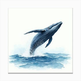 Humpback Whale Canvas Print Canvas Print