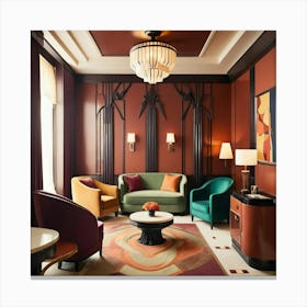 Deco Living Room 23 Canvas Print