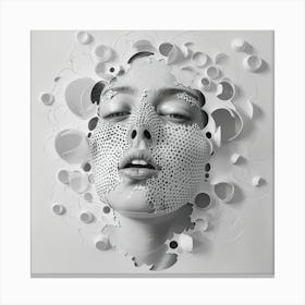 Paper Cut Art 1 Canvas Print