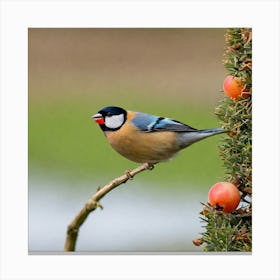 Tawny Tit 12 Canvas Print